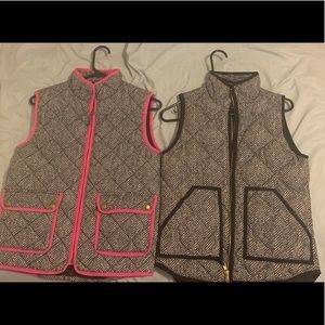 Jcrew Herringbone pink Vest look at description